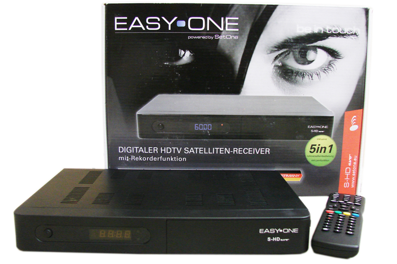 EASYONE SATELLITEN USB TV RECEIVER HDMI SATRECEIVER SAT HDTV EASY ONE 